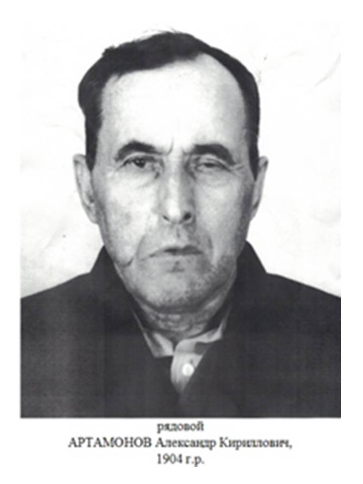 Артамонов Александр Кириллович 