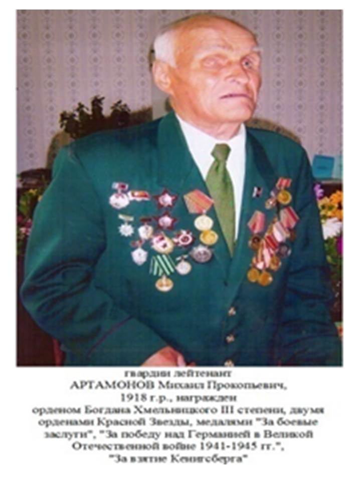 Артамонов Михаил Прокопьевич 